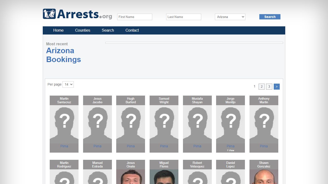 Arizona Arrests and Inmate Search